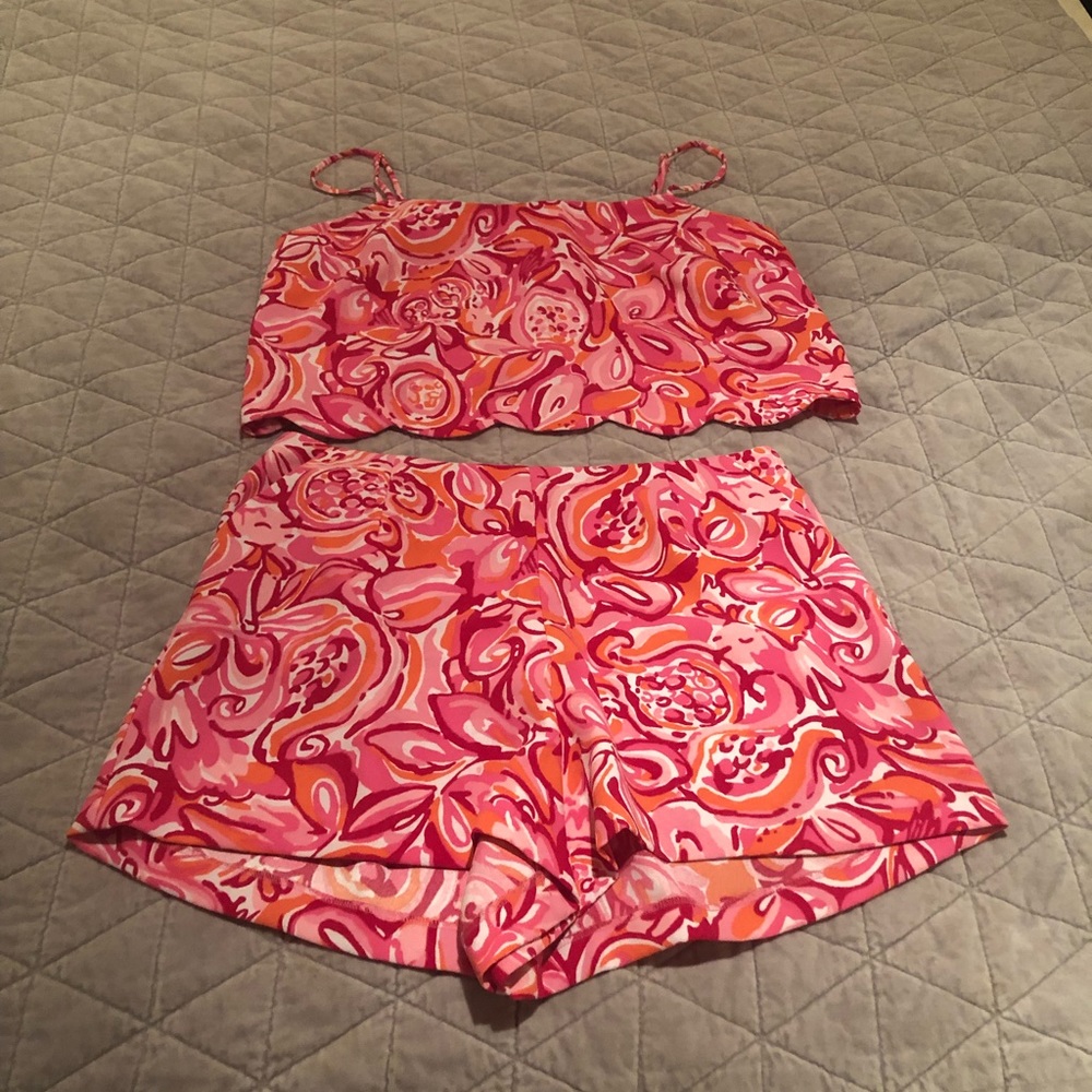 Ivy Crop Top Short Set